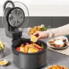 Air Fryer Fritadeira Elétrica 10L 110V/220V Com Grelha E Cesto Removível Digital Sem Óleo - Image 4