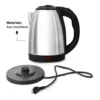 Chaleira Leiteira Elétrica 1,8 Litros Jarra Garrafa Bule Inox 110V ou 220V - Image 3