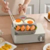 Frigideira 3 em 1 Multifuncional Ovos/Hambúrguer - Panela Antiaderente com Alça - Image 4