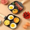 Frigideira 3 em 1 Multifuncional Ovos/Hambúrguer - Panela Antiaderente com Alça - Image 2