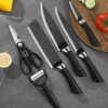 Jogo Kit 6 Facas Chef Cozinha Inox Antiaderente - Image 2